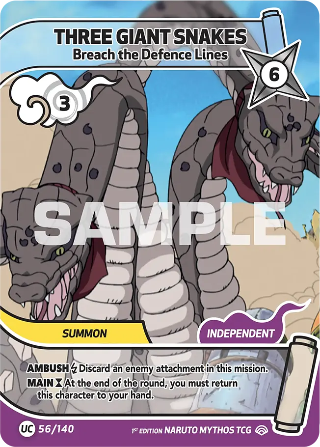 THREE GIANT SNAKES